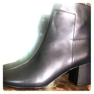 Cole Haan  black leather booties “New never worn”
